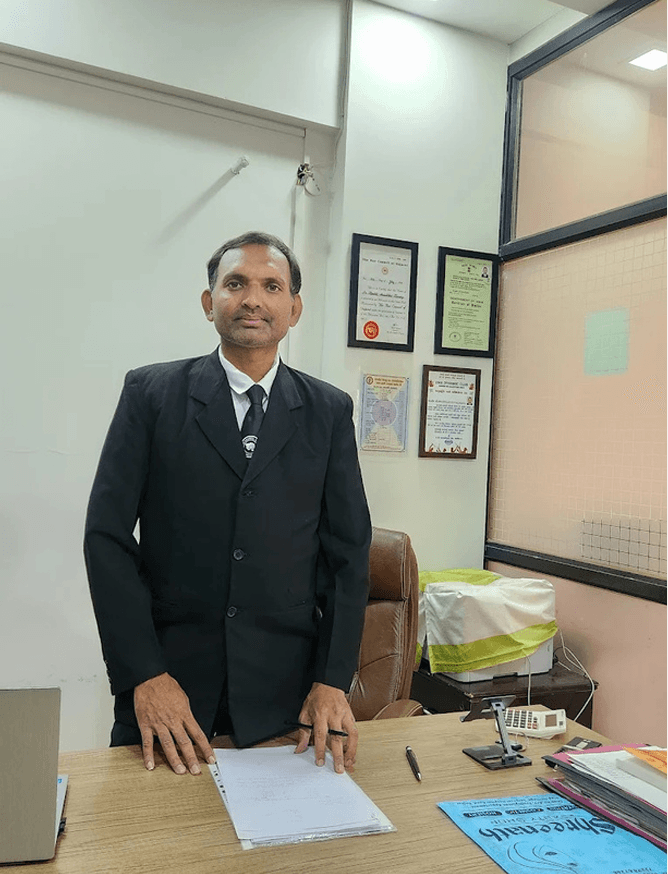 Adv. Kaushik Kaneriya at the firm office